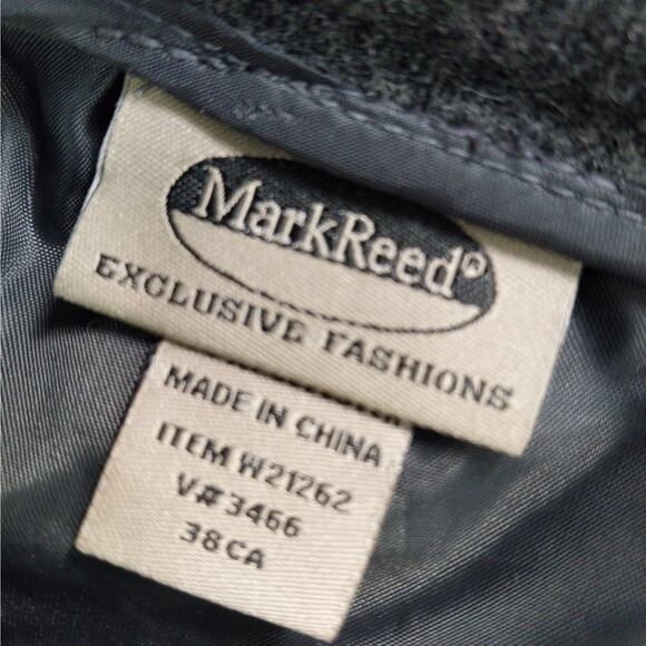 NWT! MARK REED! CHARCOAL GRAY 100% FINE WOOL, CLASSICALLY LINED SKIRT! SZ 14 - Picture 6 of 9